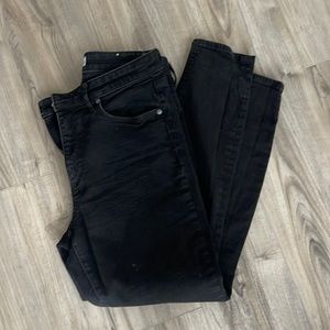 Loft Curvy High Waist Black Skinny Jean